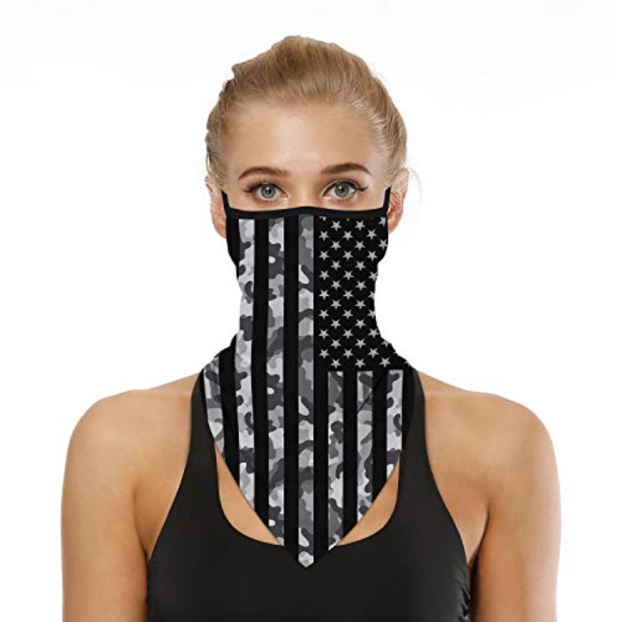 Neck Gaiter Face Cover - YAYOUREL Neck Gaiter Face Mask Bandanas
