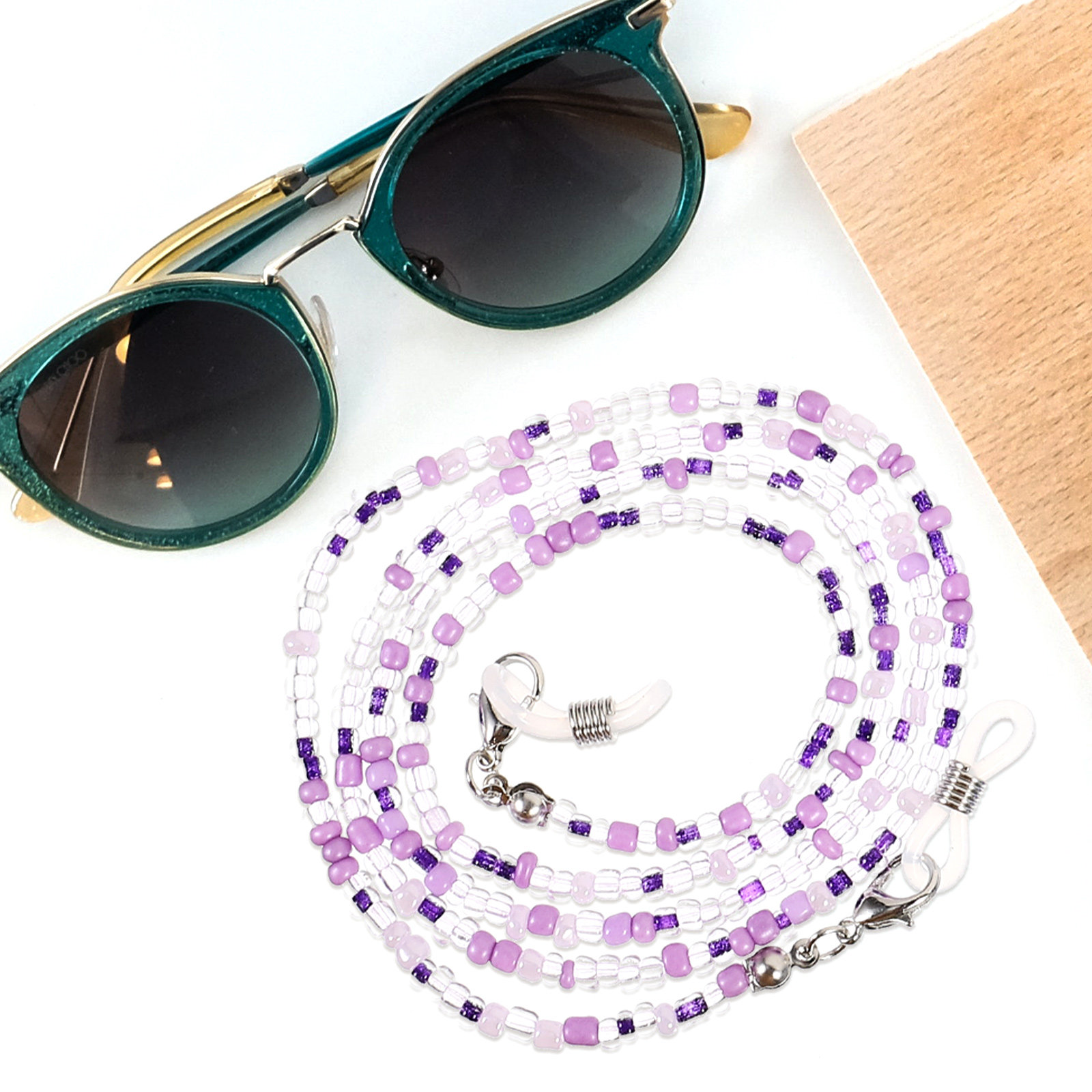 5Pcs Eyeglass Chains Beaded An - đánh giá và giá Mask Chain Holder