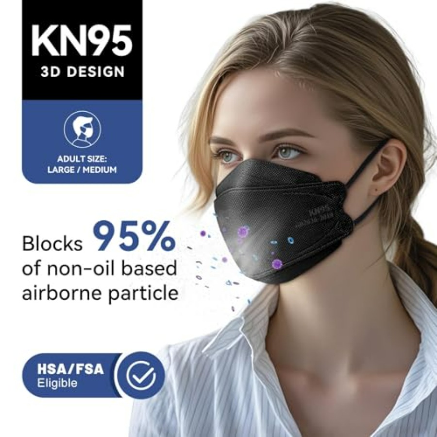 KN95 Face Mask Disposable Adul - đánh giá và giá Kn95 Respirator Mask