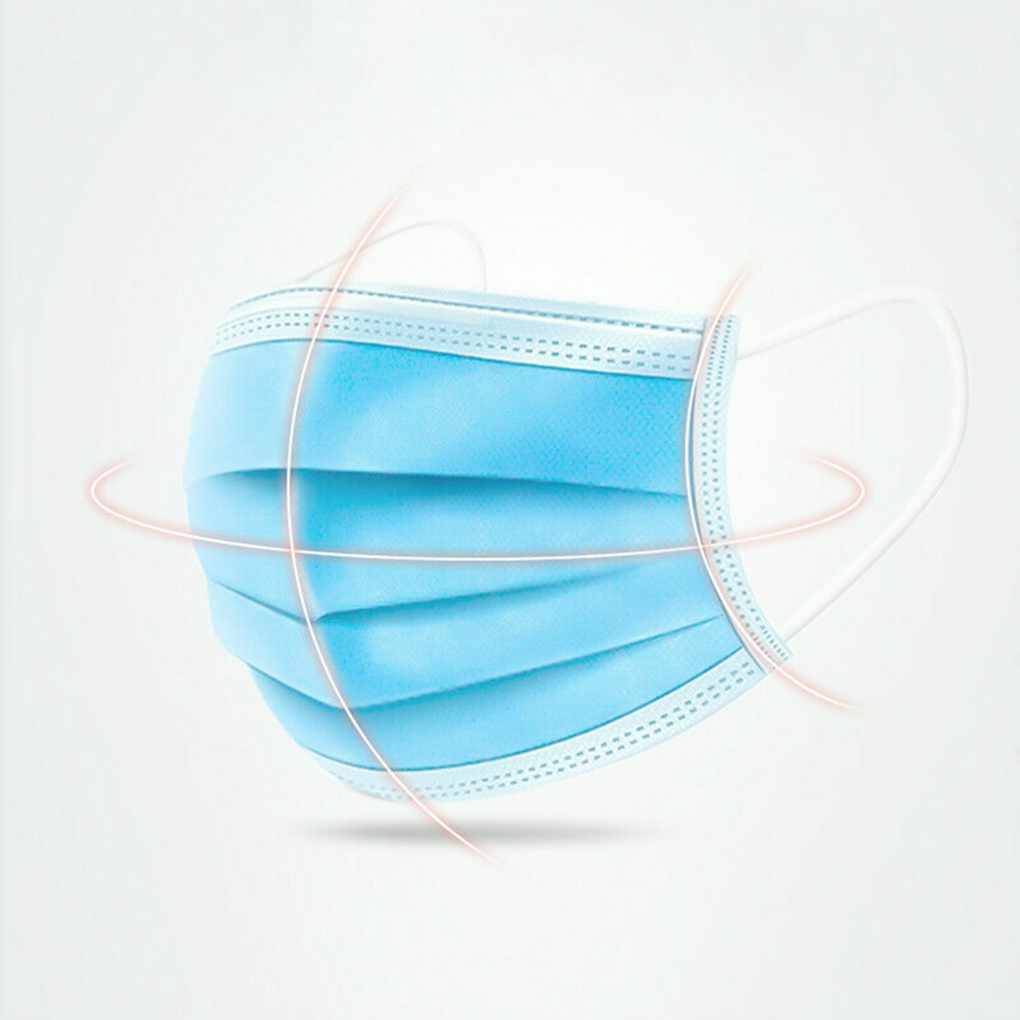 50piece Safe And Professional  - đánh giá và giá Disposable Mask Blue