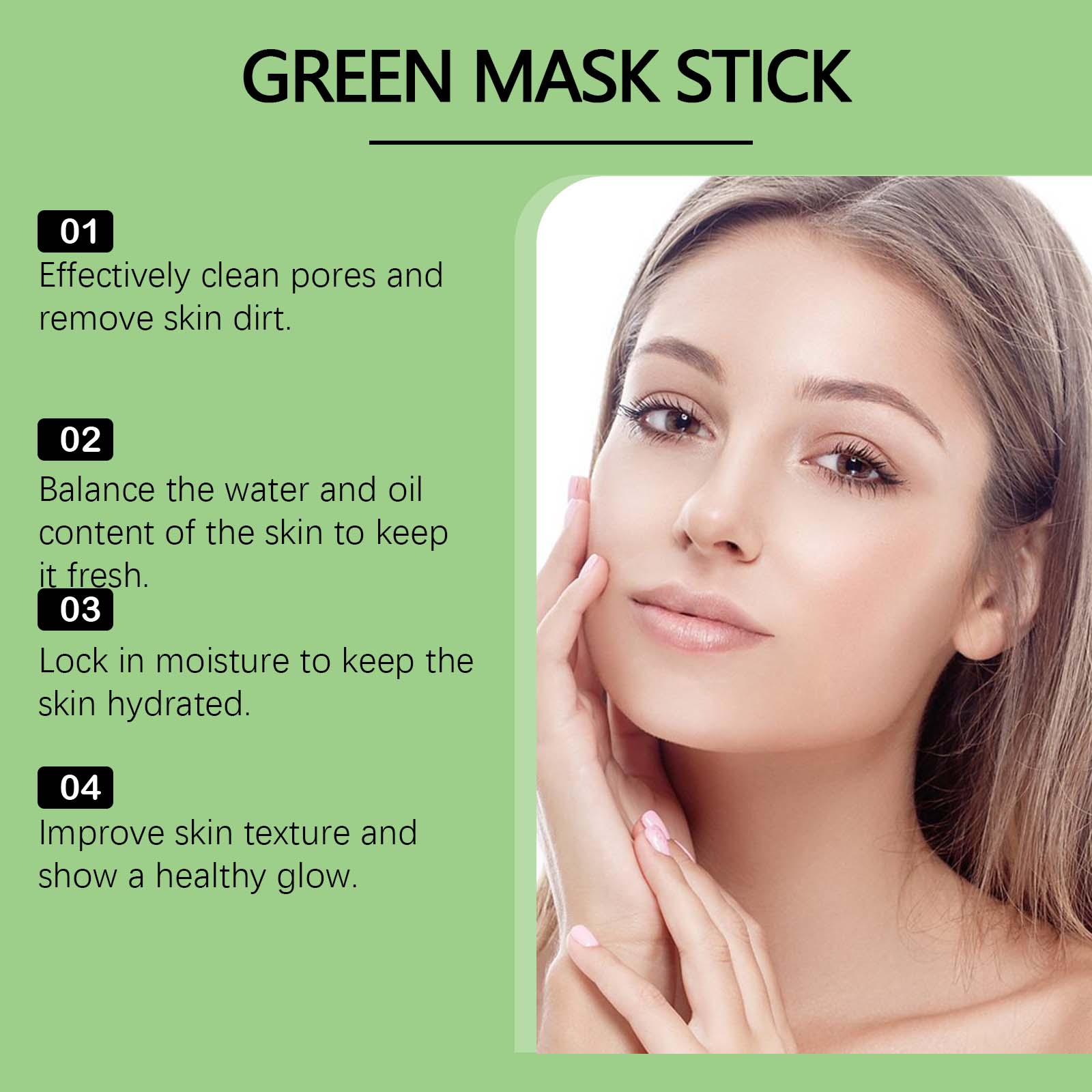 1~5PCS Green Tea Clay Stick Fo - đánh giá và giá Dust Mask Construction