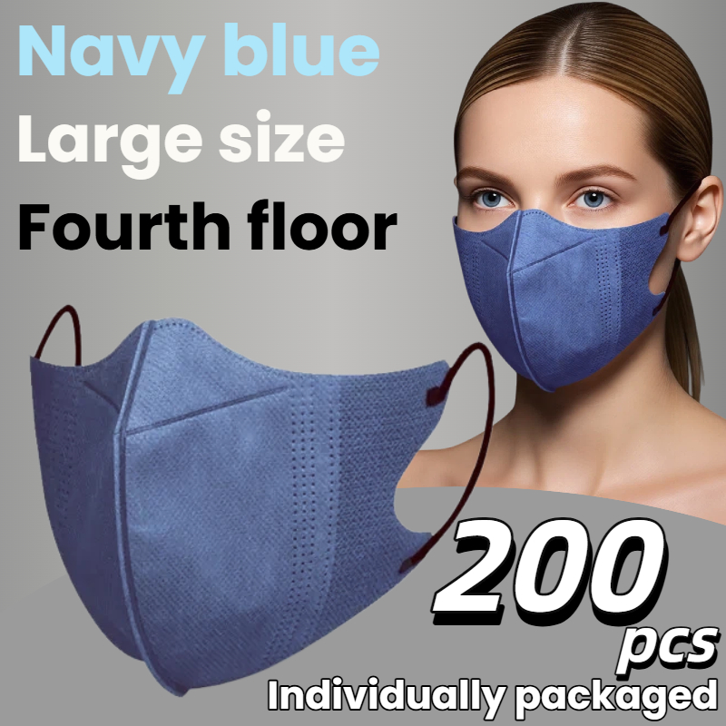 200Pcs/3D Three-Dimensional Da - đánh giá và giá Disposable Mask Blue