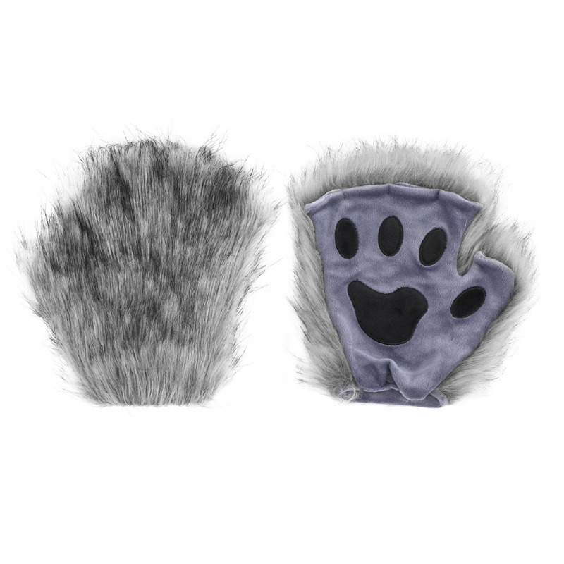 Furry Cat Ears Mask Tail & Paw - đánh giá và giá Black Face Mask Pack