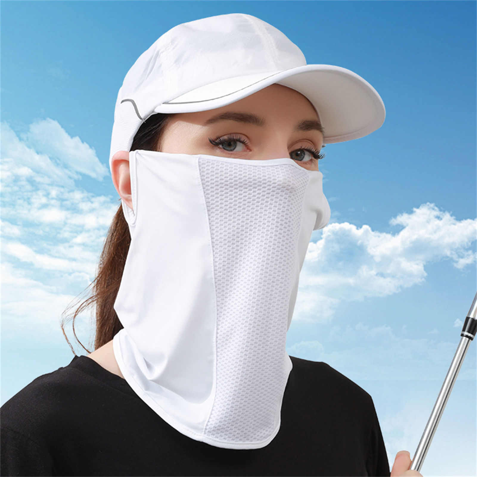 Ice Silk Sun Mask UPF50+ Breat - đánh giá và giá Sports Mask Breathable
