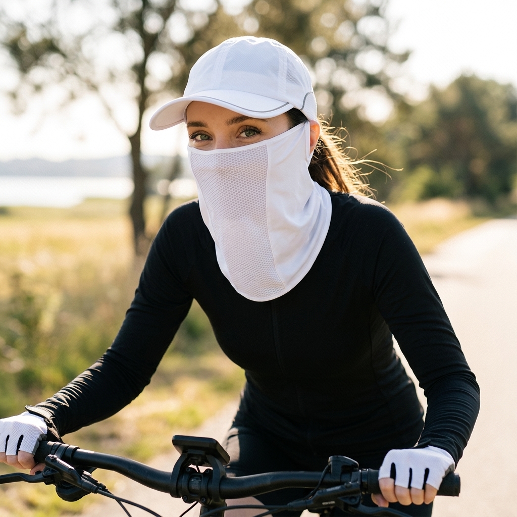 Ice Silk Sun Mask UPF50+ Breat - đánh giá và giá Sports Mask Breathable