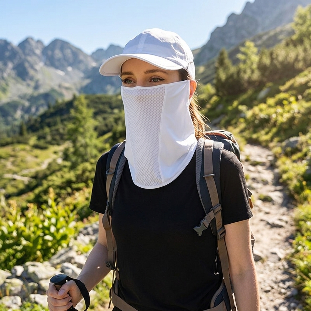 Ice Silk Sun Mask UPF50+ Breat - đánh giá và giá Sports Mask Breathable