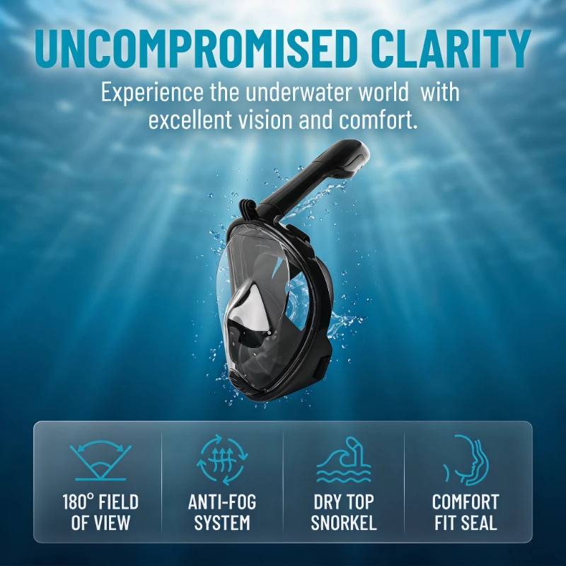 Underwater Scuba Anti Fog Full - đánh giá và giá Anti Pollution Mask