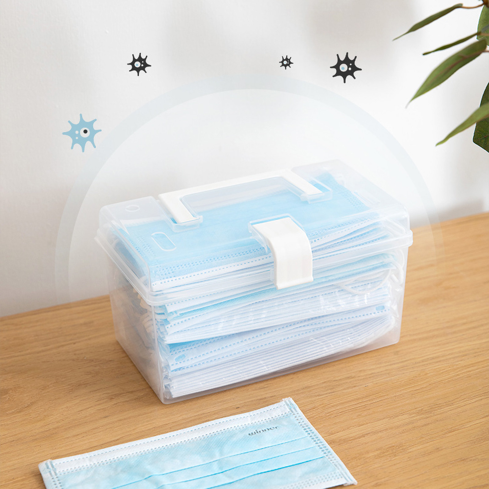 1Pcs Dustproof Mask Storage Bo - đánh giá và giá Face Mask Storage Box