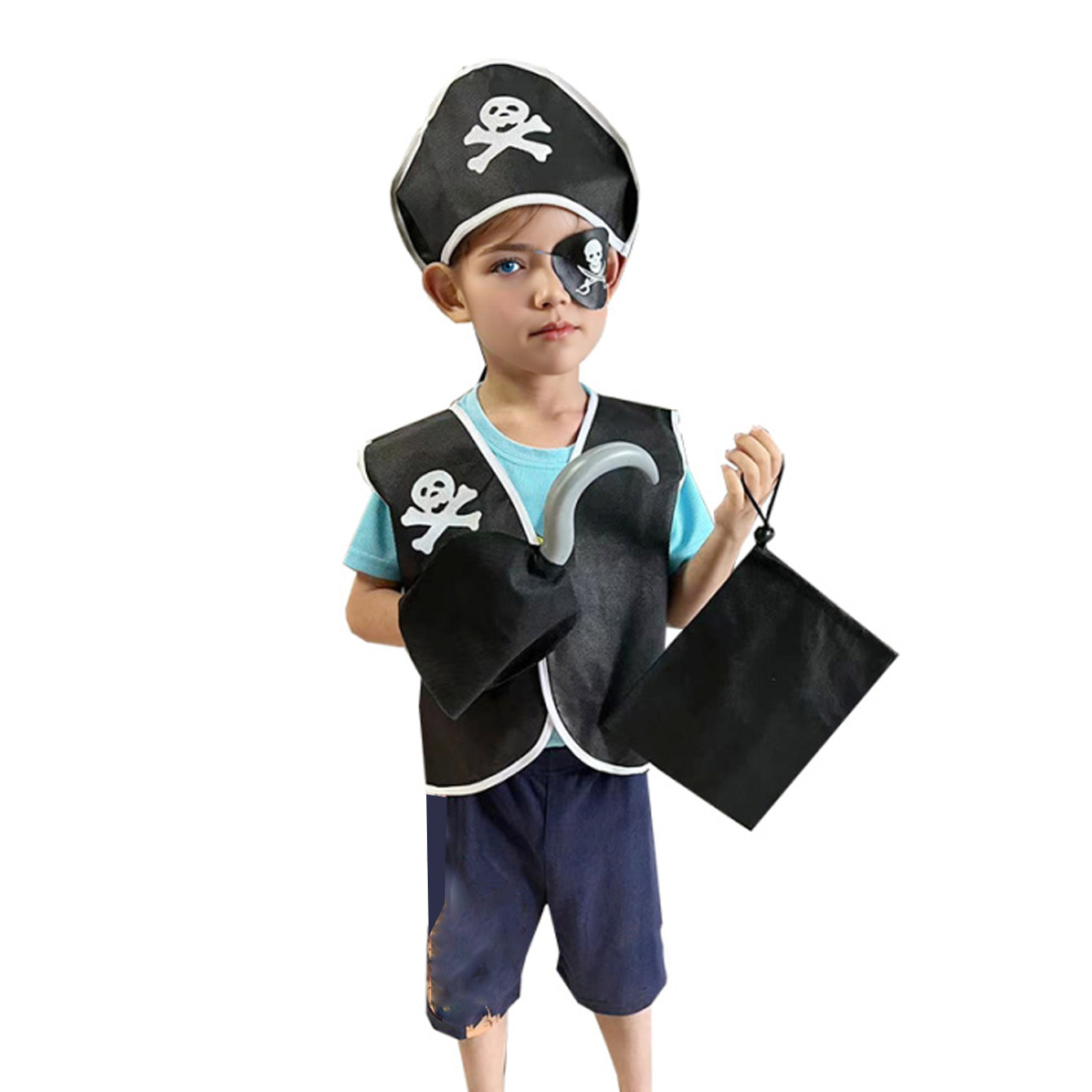 Carnival Boys Pirate Costume C - đánh giá và giá Black Face Mask Pack