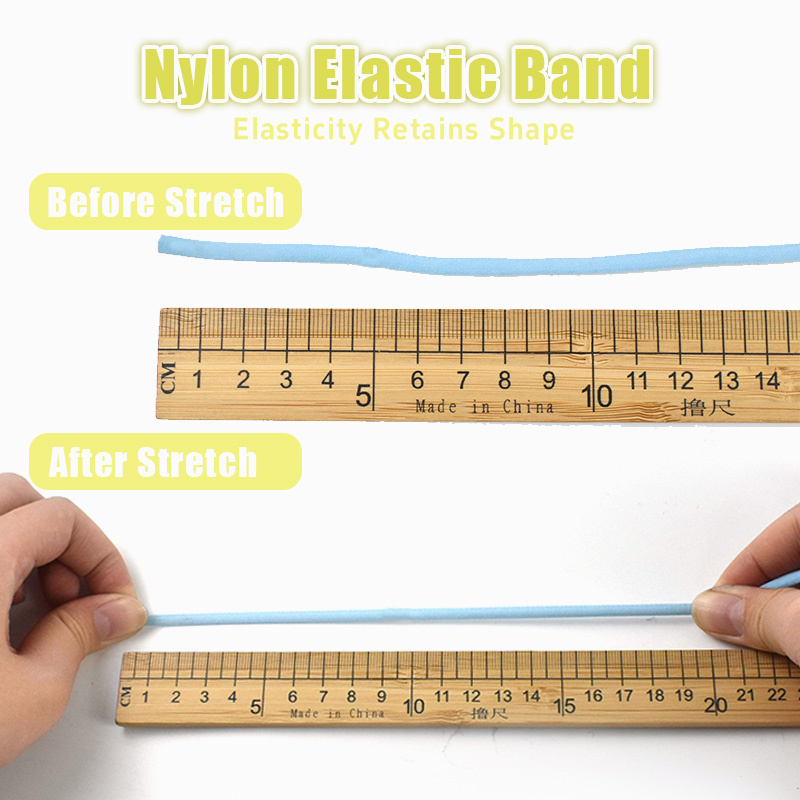 20/30M 3mm 5mm Elastic Cord Ro - đánh giá và giá Mask Lanyard Adjustable