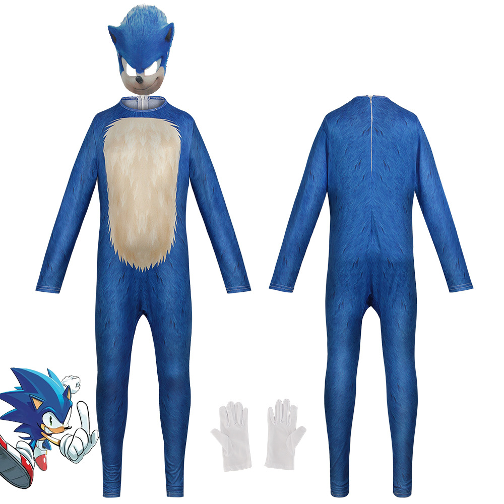Anime Game Sonic Blue Red Blac - đánh giá và giá Black Face Mask Pack
