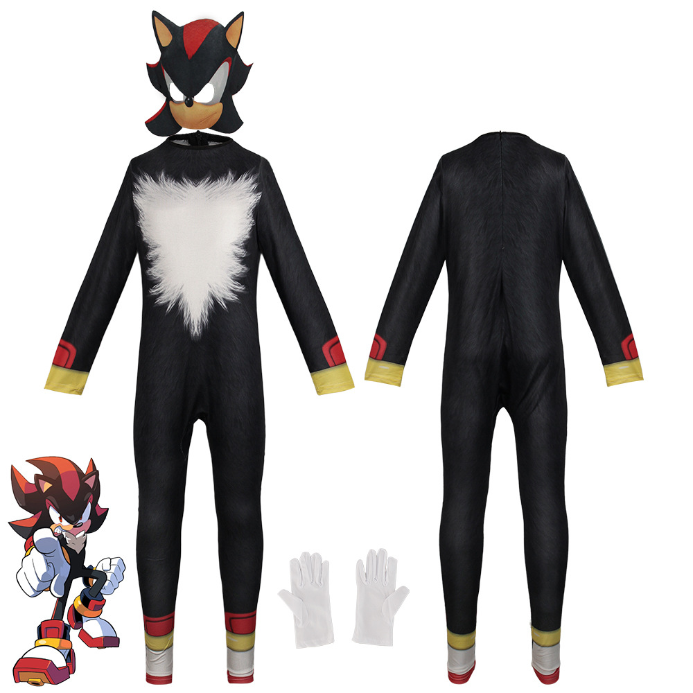 Anime Game Sonic Blue Red Blac - đánh giá và giá Black Face Mask Pack