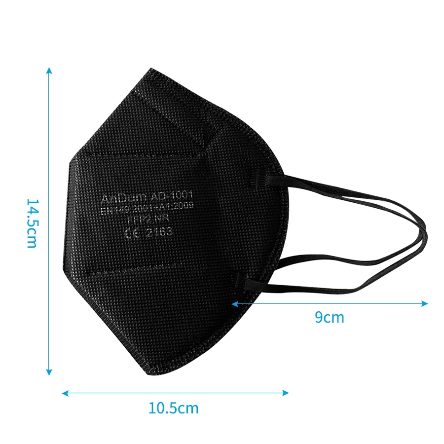 10PCS FFP2 Mask CE Approved Fi - đánh giá và giá Respirator Half Face
