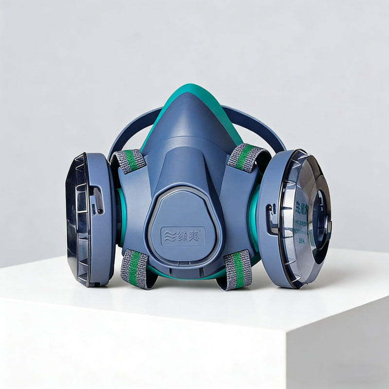 Dual Filter Silicone Half Face - đánh giá và giá Respirator Half Face