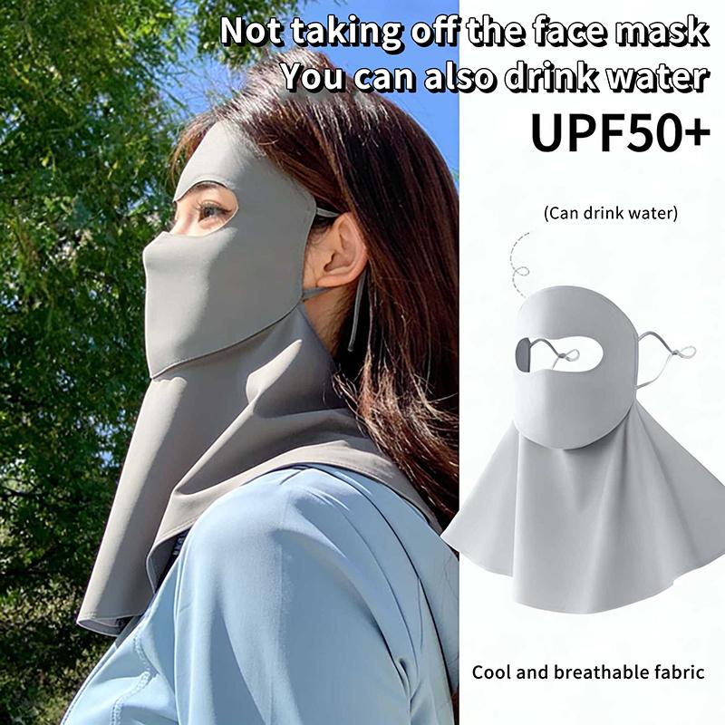 2026 New Fashion Ice Silk Sun  - đánh giá và giá Sports Mask Breathable