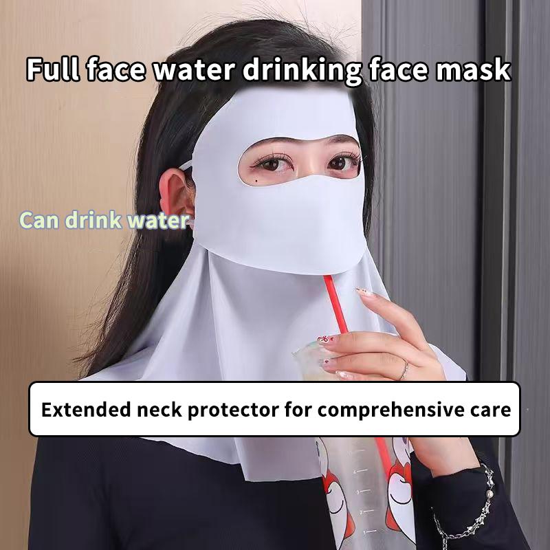 2026 New Fashion Ice Silk Sun  - đánh giá và giá Sports Mask Breathable