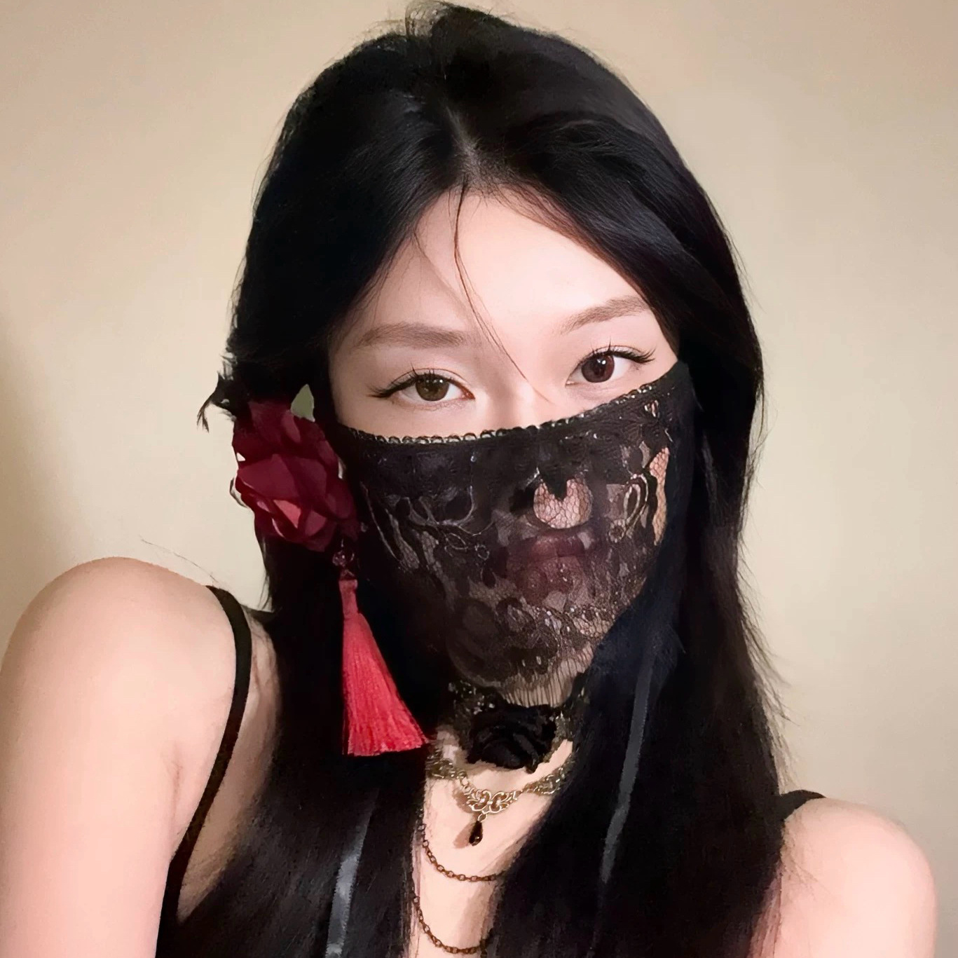 2026 New Black Flower Half Fac - đánh giá và giá Respirator Half Face