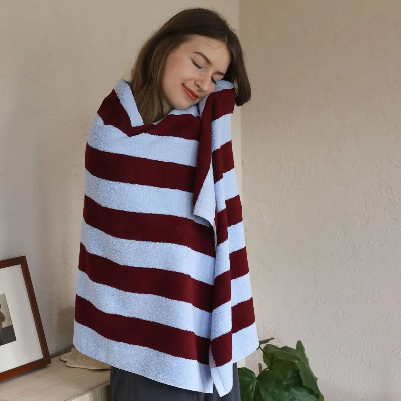 Retro Striped Pure Cotton Towe - đánh giá và giá Cloth Face Mask Washable