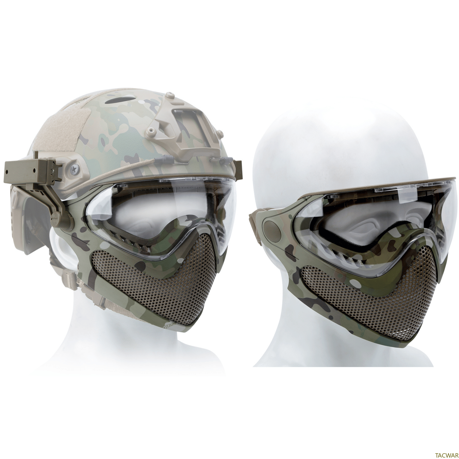 Airsoft Steel Mesh Mask Full F - đánh giá và giá Anti Pollution Mask