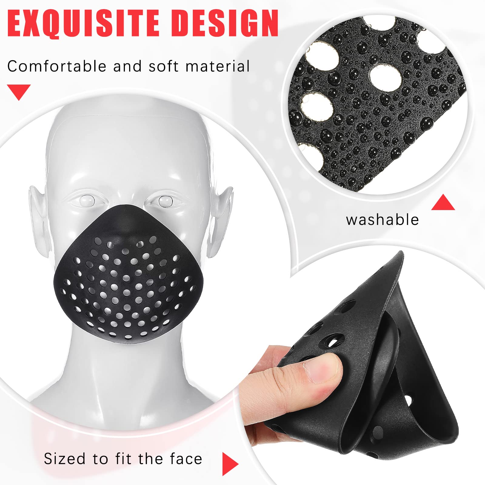 Half Face Bracket Silicone Mas - đánh giá và giá Silicone Mask Bracket