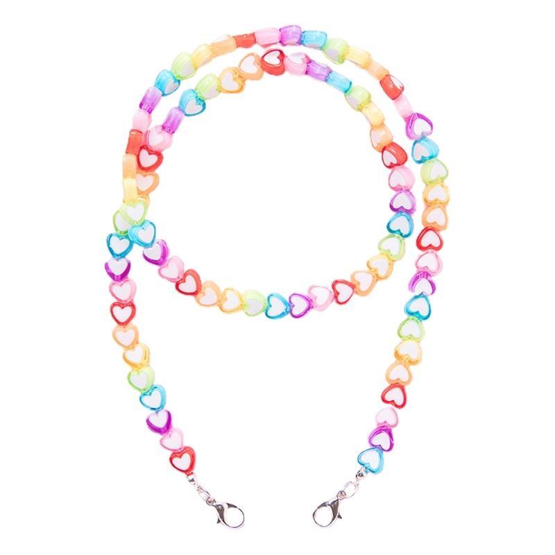 A52E Kids Acrylic Rainbow Colo - đánh giá và giá Mask Chain Holder