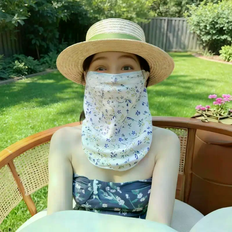 Flowers Summer Sunscreen Mask  - đánh giá và giá Kids Face Mask