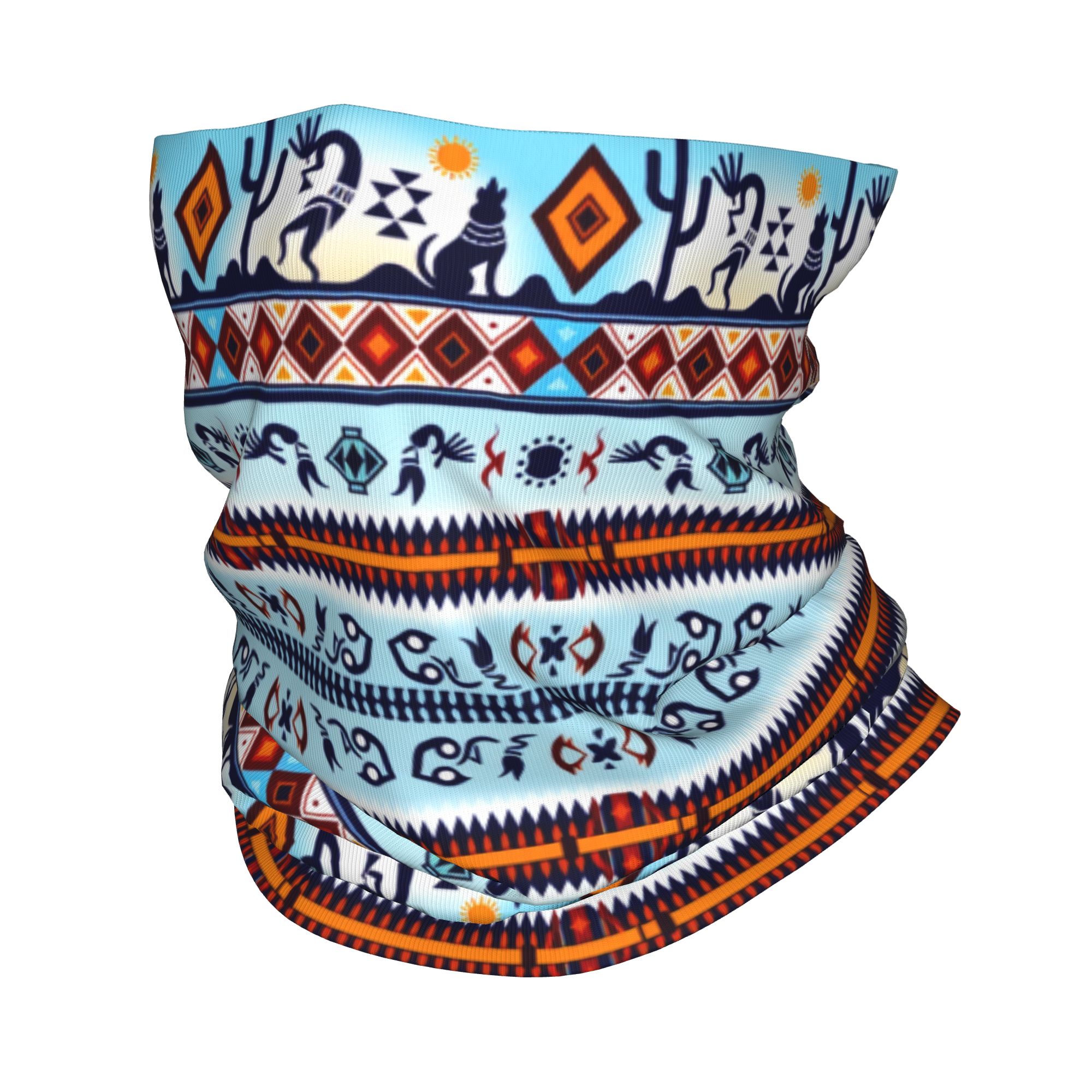 Custom Kokopelli Hohokam Treas - đánh giá và giá Neck Gaiter Face Cover