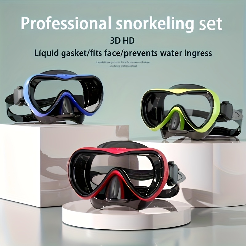 Adult Snorkel Mask, HD Tempere - đánh giá và giá Silicone Mask Bracket